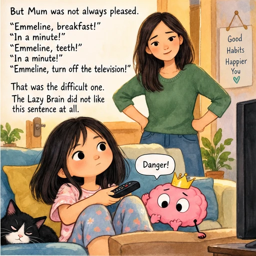 The difficult sentence concept scene
